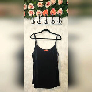 Joe Fresh Velour Ultra Soft Gunmetal Grey V-Neck Tank Top (NWOT)